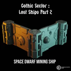 Space Dwarf Mining Ship sample - Gothic Sector Lost Ships Part 2