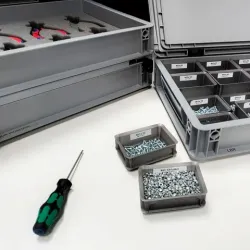 Stackable Mini-Euroboxes