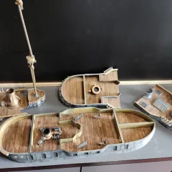 Steampunk Frigate Terrain