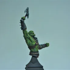 Stoneflesh Orc Bust