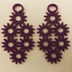 Sun Flower Earrings