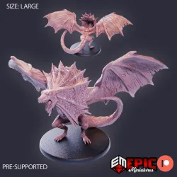 Tropical Wyvern Angry / Bulky Dragon / Fire Drake / Draconic Jungle Beast / Forest Encounter