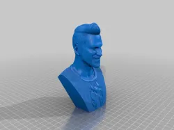 Uncle Jessy Bust by BODY3D