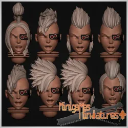 UPDATED: Space nuns punk anime heads