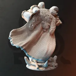 Viking Barbarian Berserker BUST - Orik Bjornstain