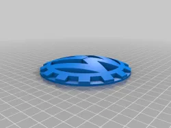 VW Logo Gear Emblem