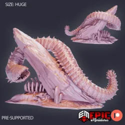 Young Purple Worm Rock / Giant Spiked Creeper / Desert Sandworm / Cave Crawler