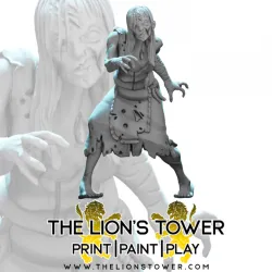 Zombies (Set of 6 x 32mm scale presupported miniatures
