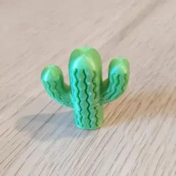 3D Cactus magnet