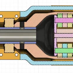 3D-Printable high torque strain wave gearbox - Harmonic drive