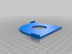 60 mm Milling template- Frässchablone/router template - Router-Schablone/ radius