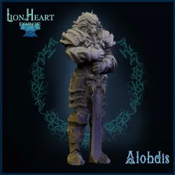 Alohdis, the great lion from the north ( 2 poses)