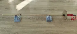 Bamboo katana stand