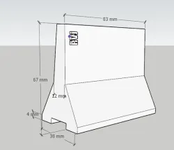 barier gate concrete