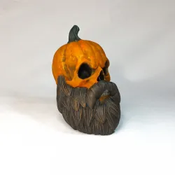 BEARDED PUMPKIN SKULL