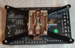 BTT Octopus mount for metal DIN rail clips, 90 and 120 mm fan shroud