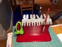 Cosmetic brush dryer