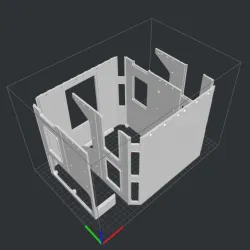CRAWLER CAT 1 Expedition Cab - 1/10 body attachment