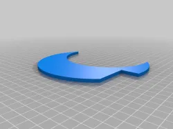 Crescent Moon Door Frame Topper Decoration