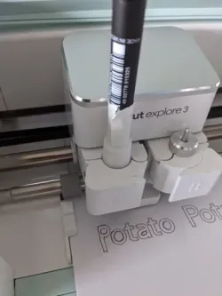 cricut explore 3 pen adapter for uni-pin fine line pens by Mitsubishi pencil co