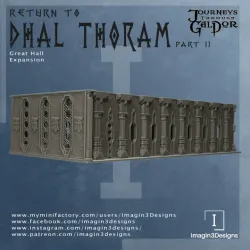 Dhal Thoram Great Hall - Dwarven Stronghold