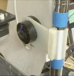 Dropcam mount for Lowe's wire shelving 25mm