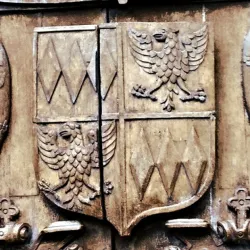 Eagle carving based on Bath Abbey West Doors