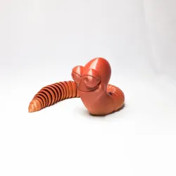 EARTHWORM CARTOON ARTICULATED