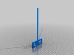 Easy, flat print paint mixer