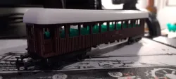 Easy to print 1:87 H0 "Finnish" Passenger coach