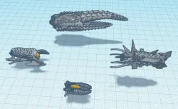 Eoxian starships for Starfinder
