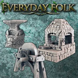 Everyday Folk from EC3D - FREEBIES
