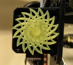 Extruder Visualizer - Stylized Sun
