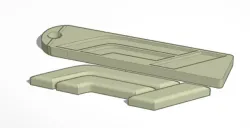 F1 keychain for single color 3D Printer