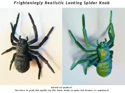 Frighteningly Realistic Looking Spider Knob
