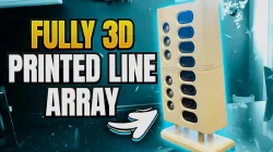 Fully Printed Speaker Line Array