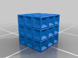 Functional Rubix cube - Print in place