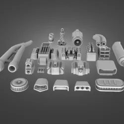 Gaslands Vehicle Modification Bundle! 84 files in total
