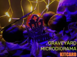 Graveyard Micro-Diorama Kitcard