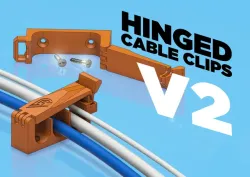 Hinged Cable Clip V2