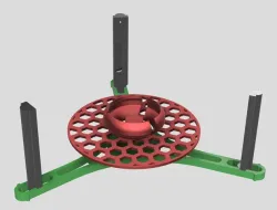 Horizontal spool holder (feeder)