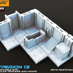 Hyperion 13 – scifi modular tiles and props