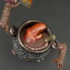 Iron Bisque 1A Miniature - Pre-Supported