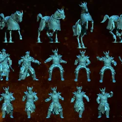 KZKMINIS - September Release - Golden Horde Emperor