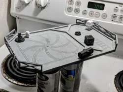 Laser cut MDF Star Wars Legion launch pad