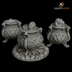 LegendGames Witches Cauldron - Full Set for Halloween