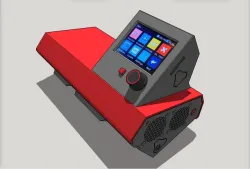 LowRider 3 CNC - control box case for Raspberry Pi 4b, BTT SKR Pro 1.2 board, and BTT TFT35 E3 touchscreen (v1.3.3)