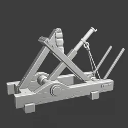 Medieval catapult model - Onager