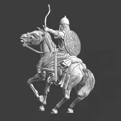 Medieval mounted Kievan Archer
