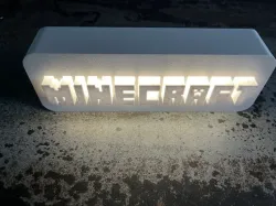 MINECRAFT Logo Lamp